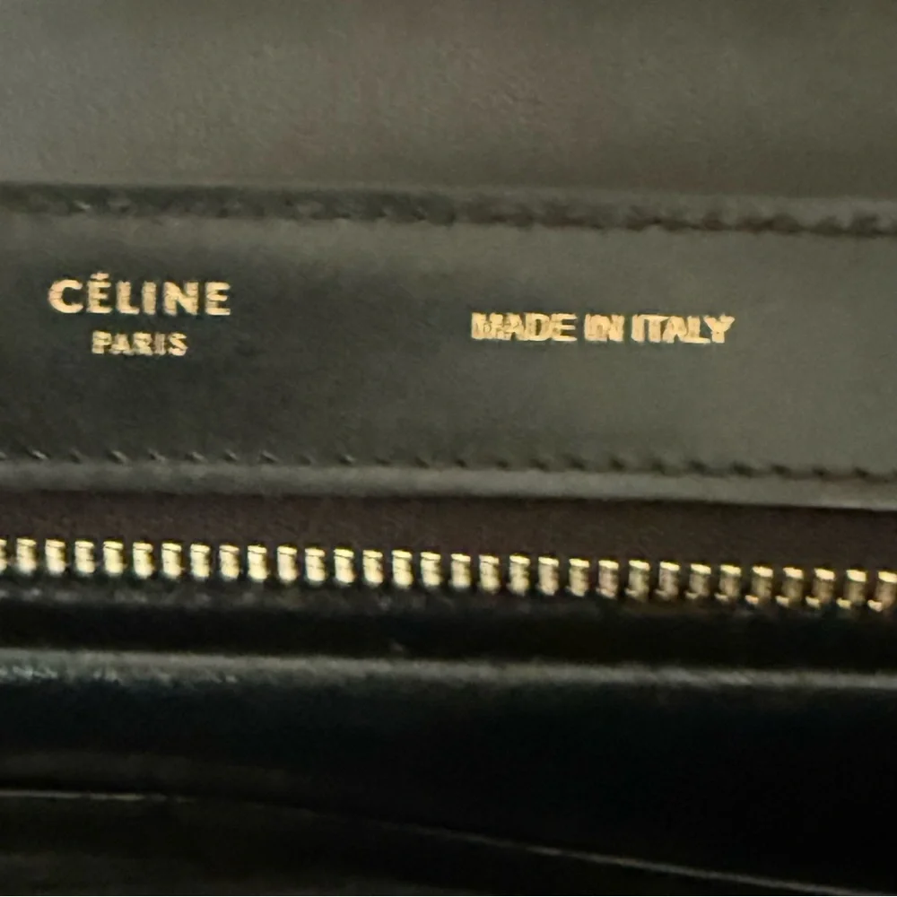 CELINE TRAPEZE TRICOLOR 2 WAY LEATHER & SUEDE BAG - Picture 10 of 12